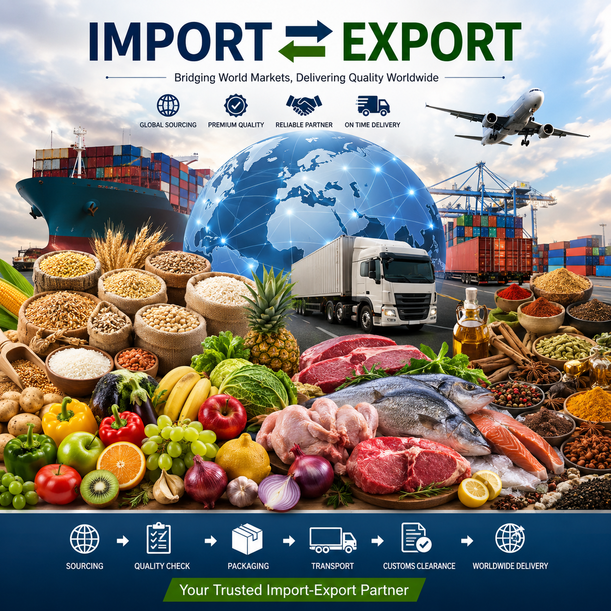 Quality food export operations
