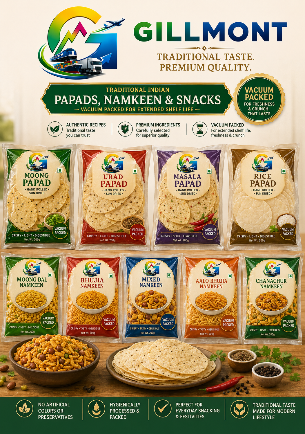Papad and Snacks